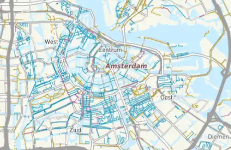 Radwege in und um Amsterdam